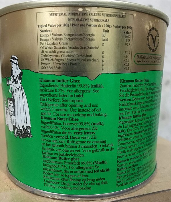 Mantequilla clarificada Butter ghee khanum - Imagen 5