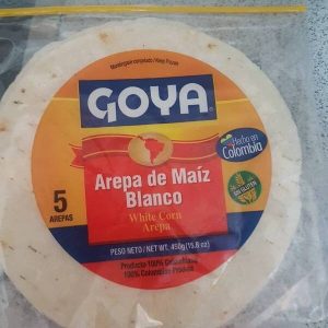 arepa de maiz blanco