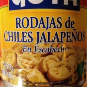 RODAJAS DE CHILES JALAPEÑOS 312G